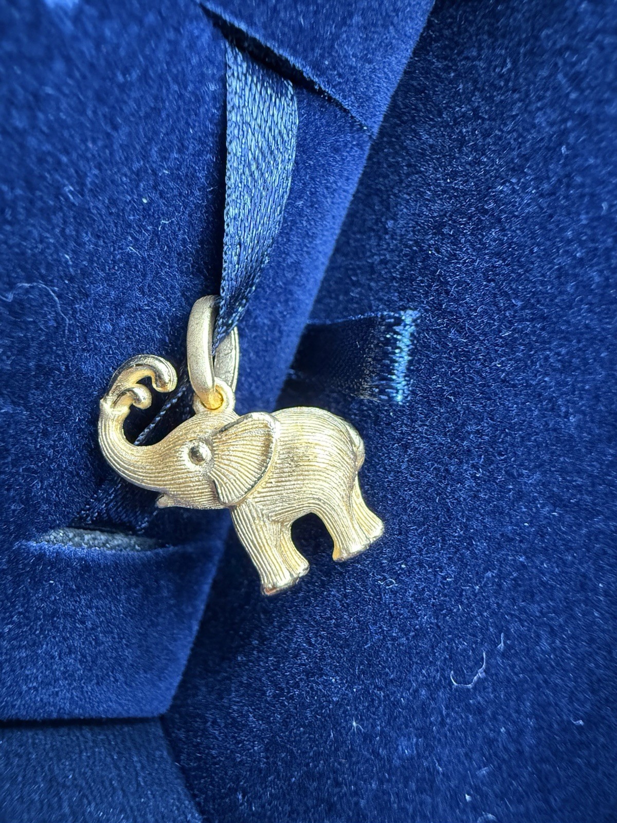 PRIMA Thailand 24K Pure Gold Elephant Pendant 3.5g