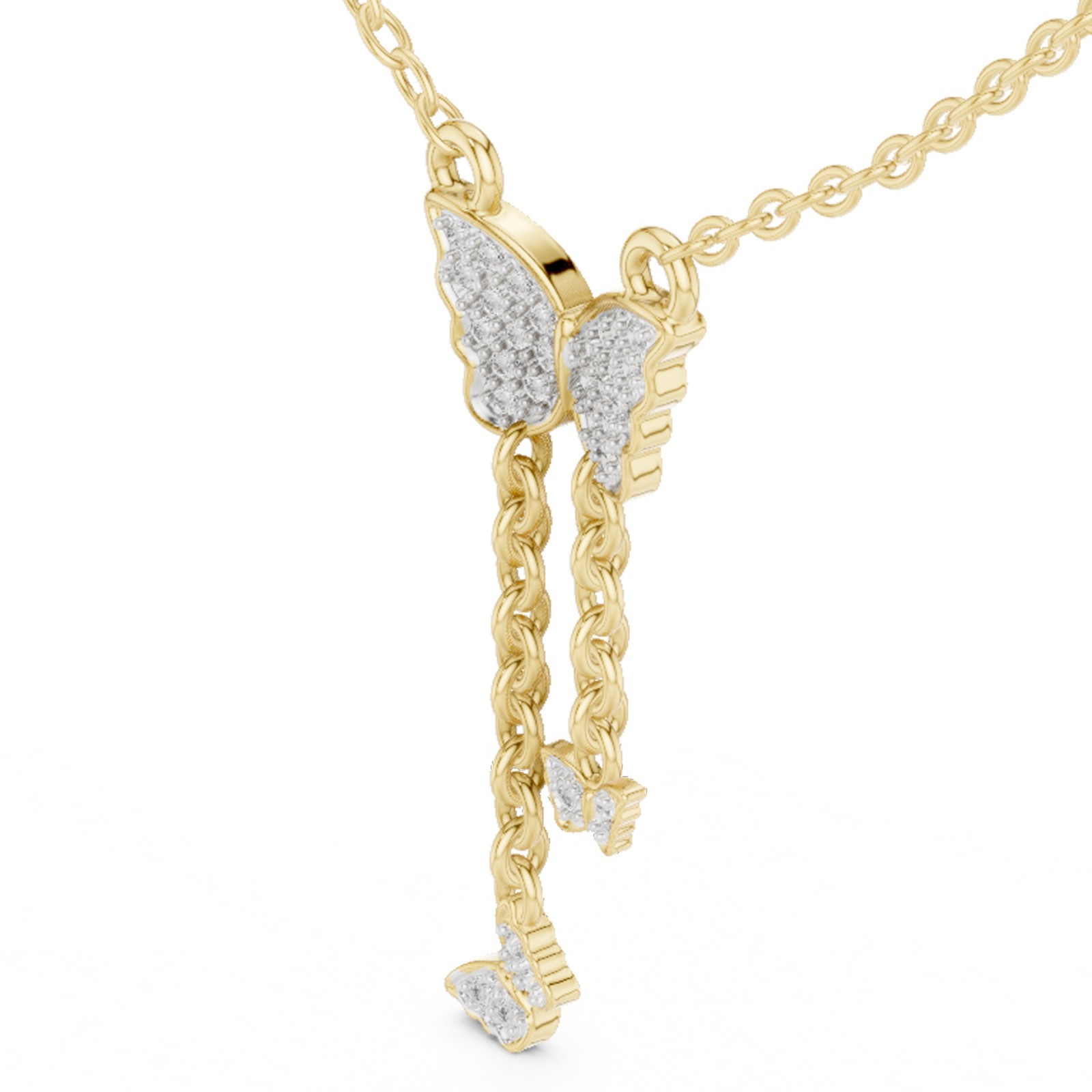 Certified VVS1 Natural Diamond Round Wedding Anniversary Pendant 14k Gold Over