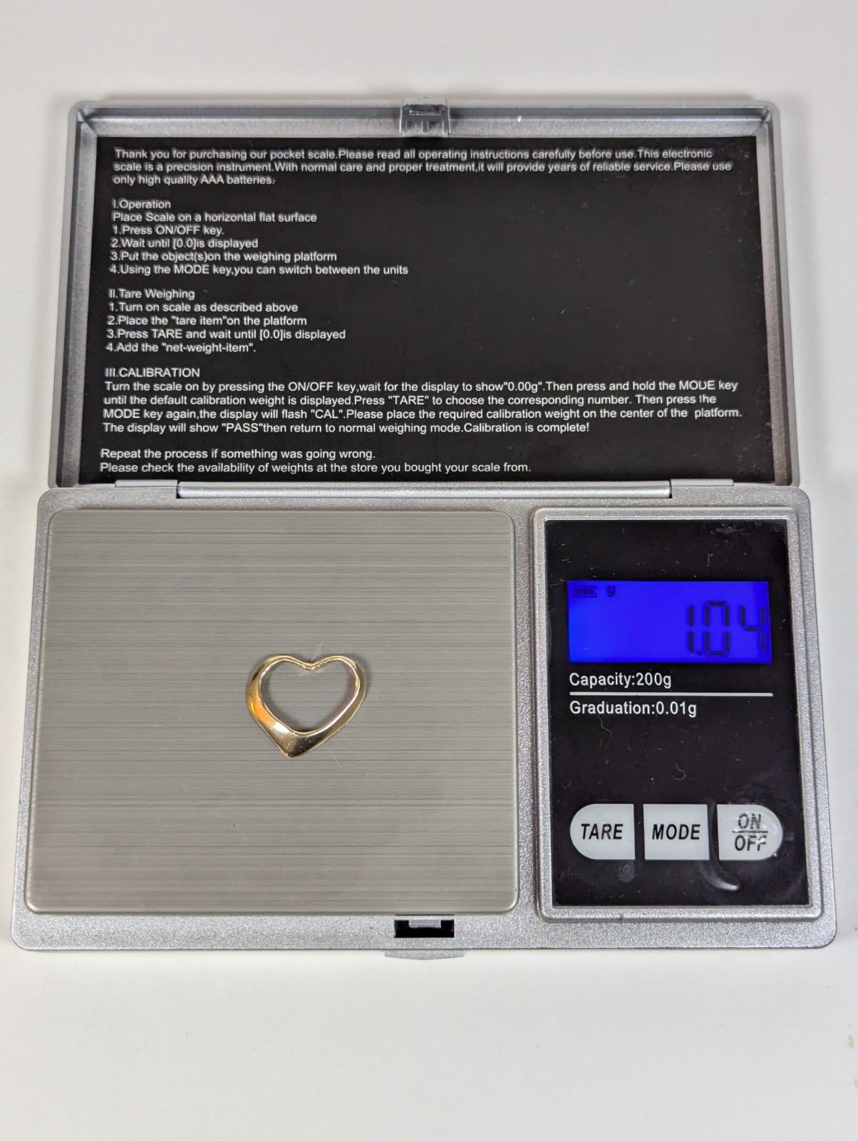 Vintage 14K SOLID Yellow Gold Heart Love Pendant Anniversary Charm Gift!