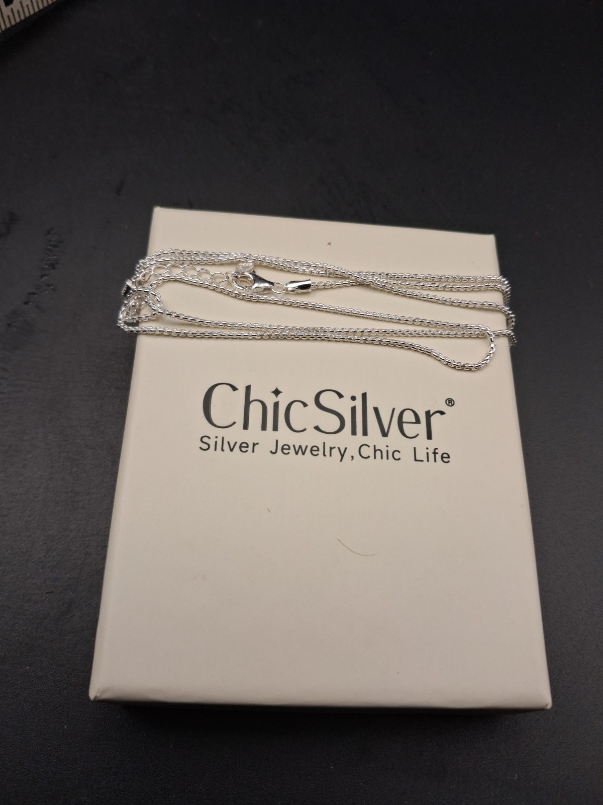 ChicSilver 925 Sterling Silver Snake Chain Necklace, Lobster Clasp, Adjustable