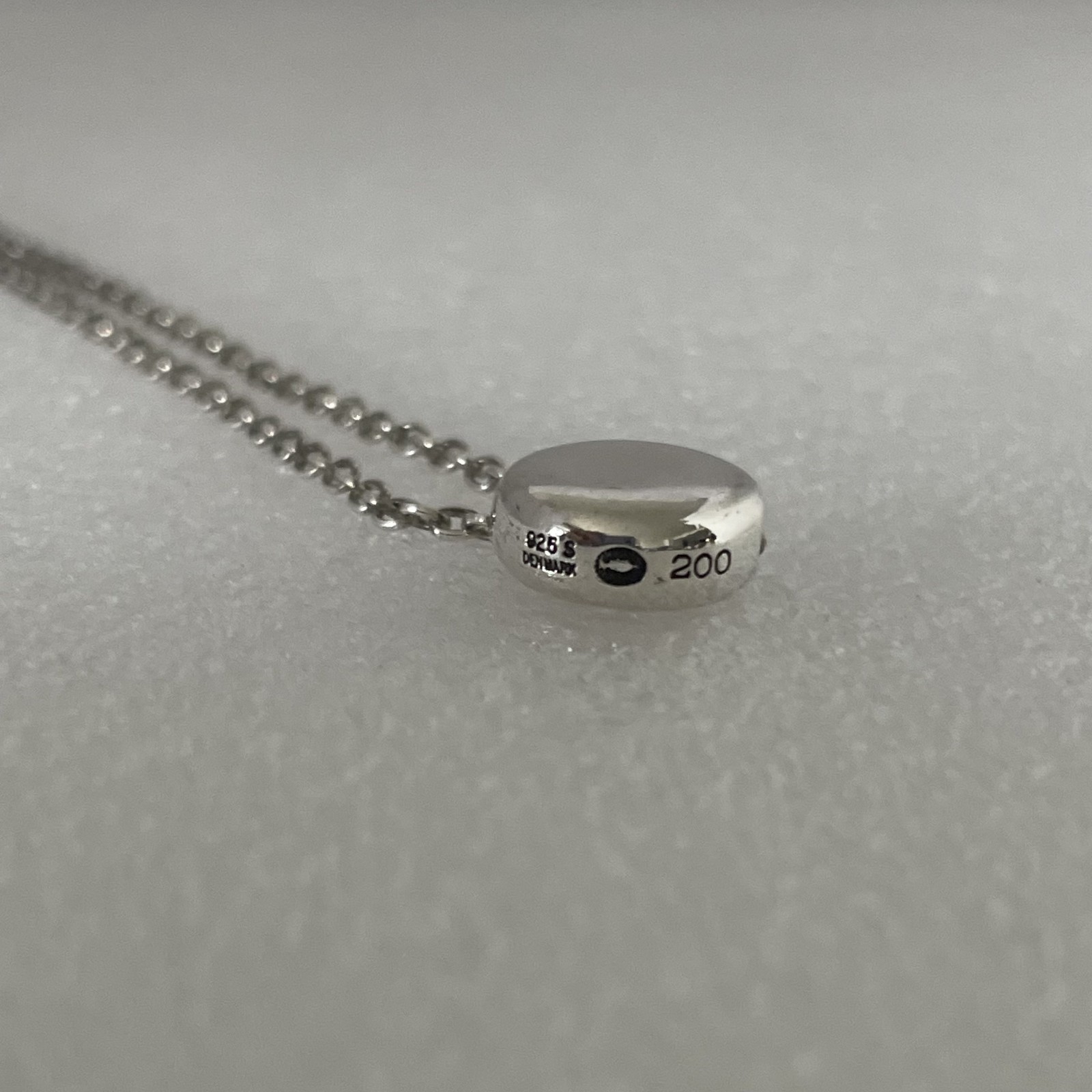 Rare Georg Jensen Sterling Silver Pendant #200 Denmark Vintage Minimalist