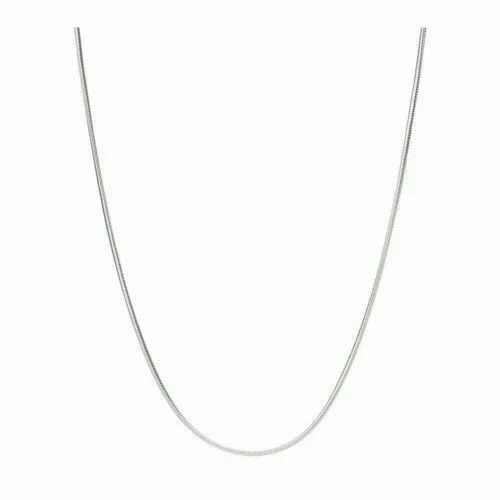Men&Women’s 925 Sterling Silver Tarnish-Free Italian Snake Chain Necklace 16-38″
