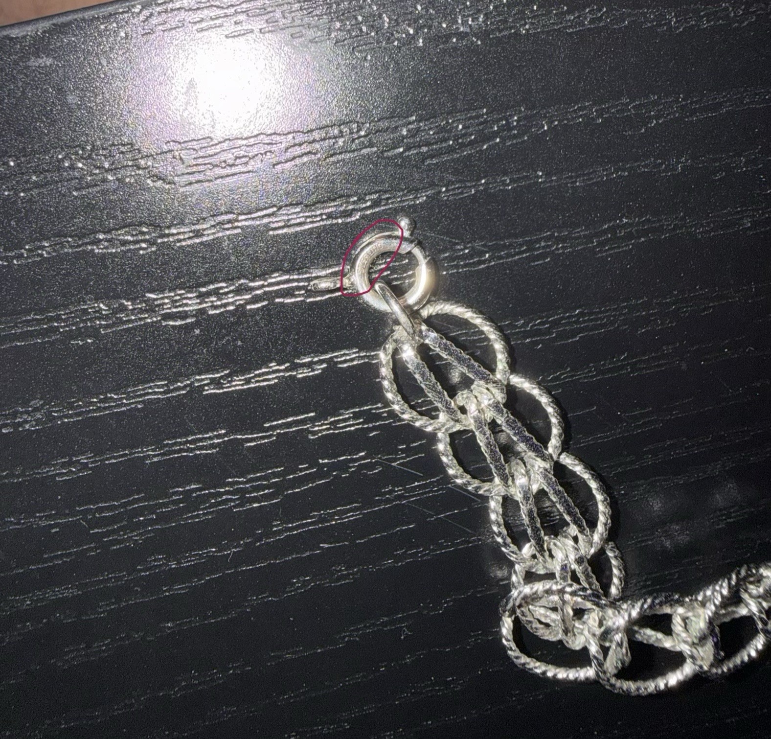 925 Sterling Silver and 10K 1/20 Gold Filled Rope Chain Necklace 9g (bonus 925)