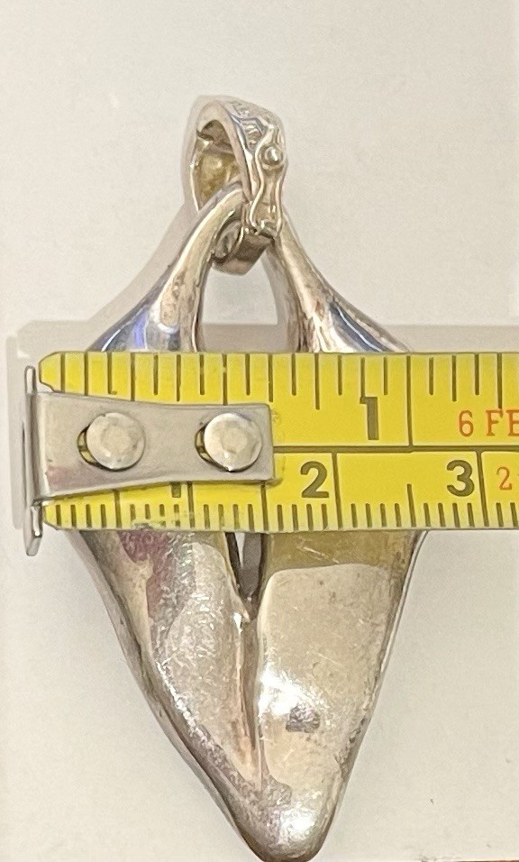 Broken Heart “Forgive” Pendant, Robert Lee Morris RLM Studio Sterling Silver 925