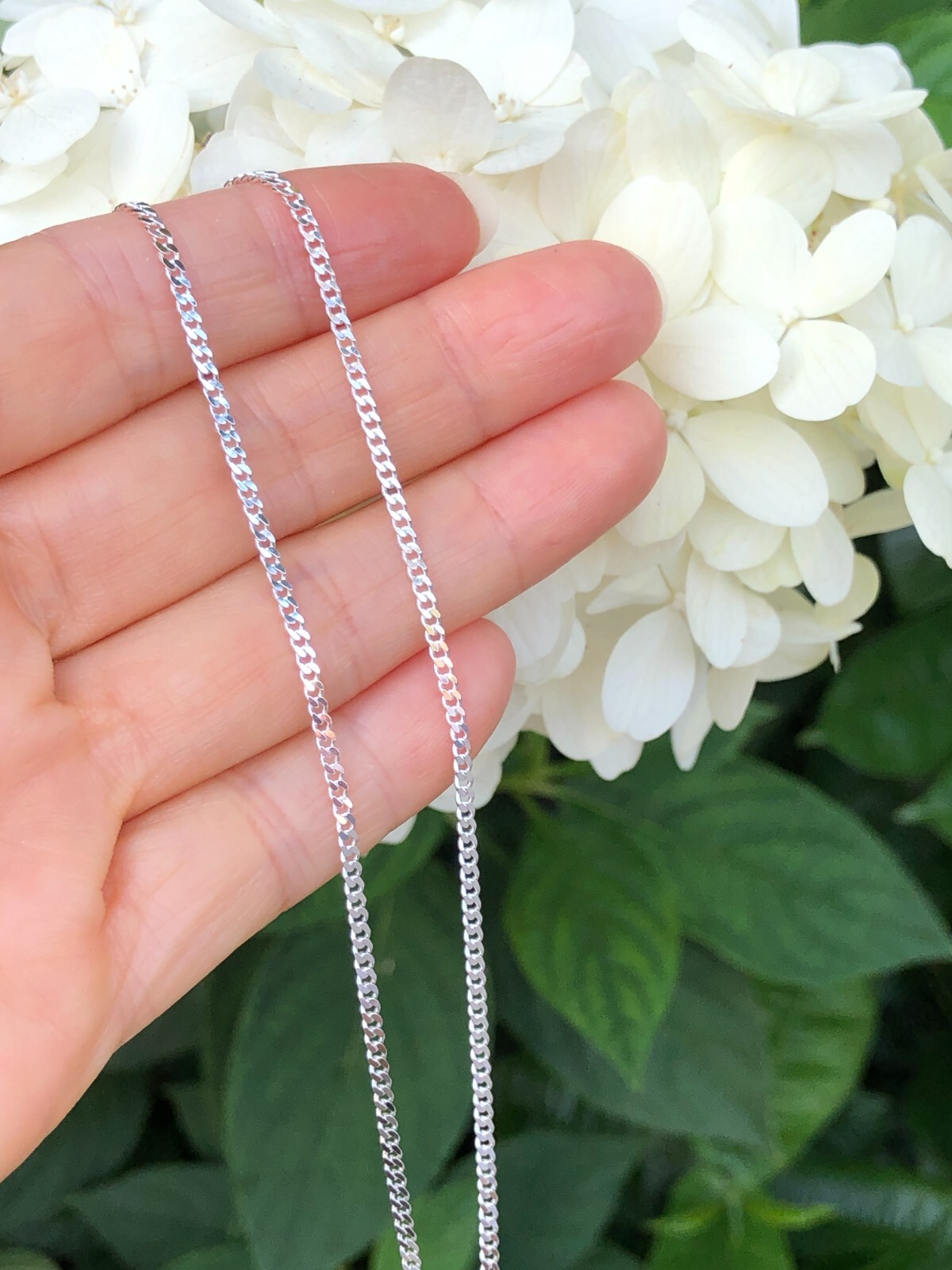 Sterling Silver 925 Cuban Link Chain Necklace Men Women 2mm 16″ 18″ 20″ 22″ 24″