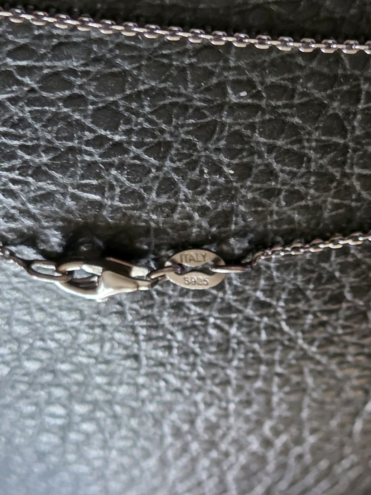 Sterling Silver Sparkling Gemstone Halo Teardrop Necklace 18″ Made In Italy