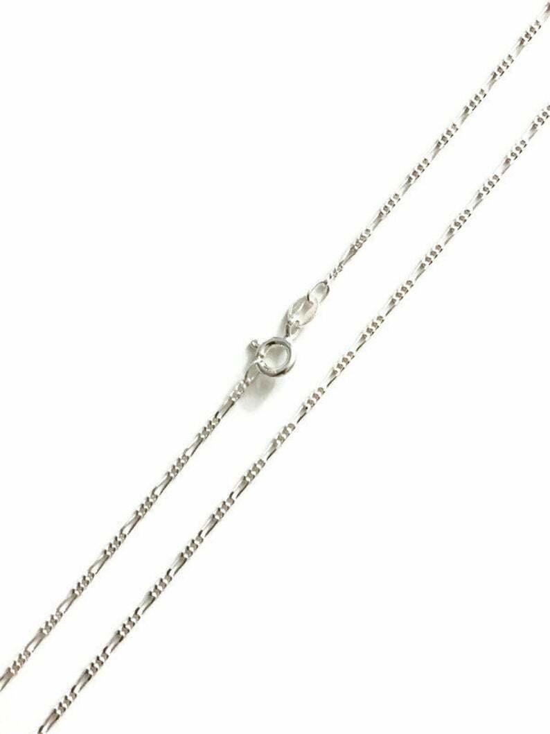 925 Silver Saint Benedict Key Necklace 18″ Long /Cadena San Benito llave – P63-1