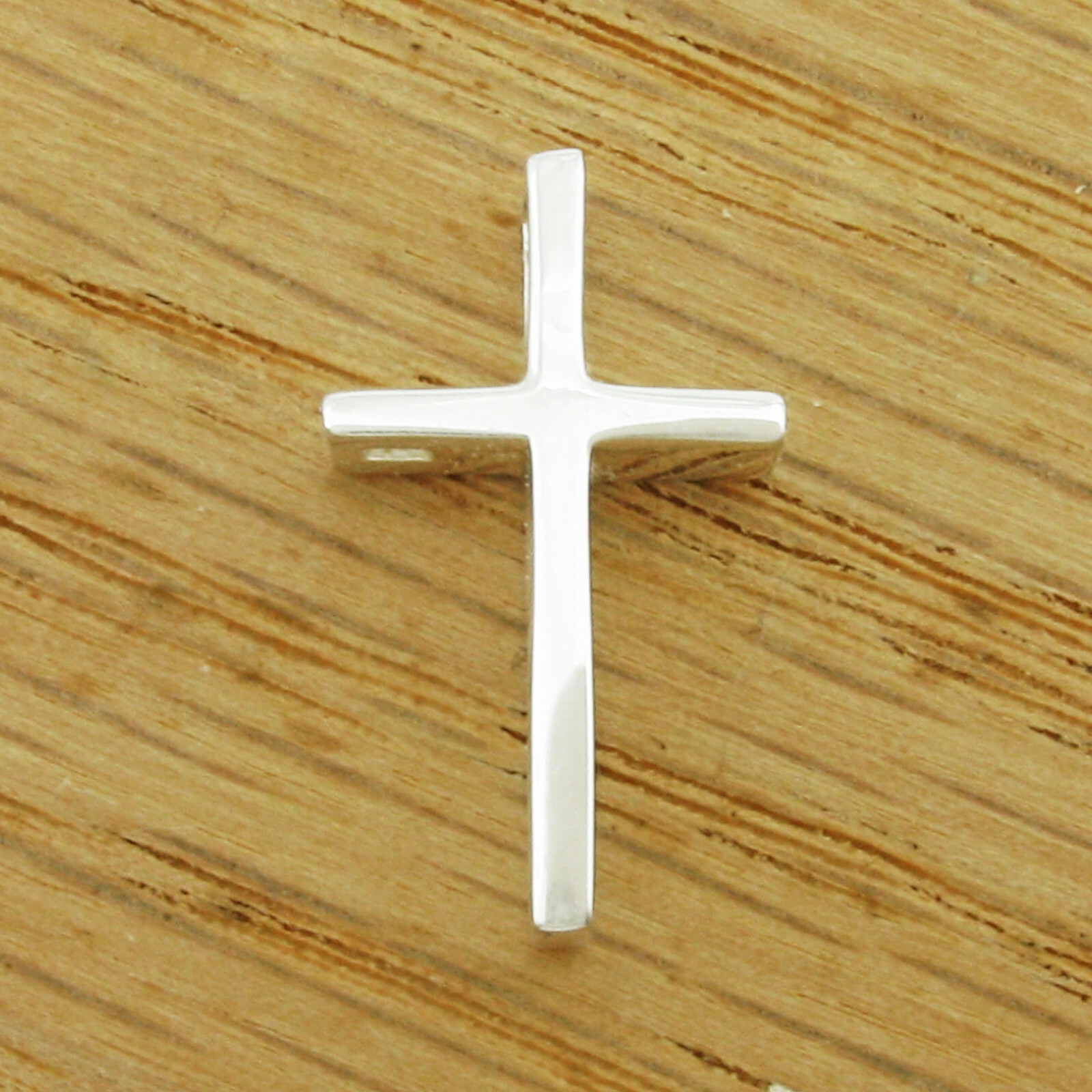 Small Deep Cross Pendant in SOLID ‘925’ Sterling Silver – Choice of Chains, NEW!
