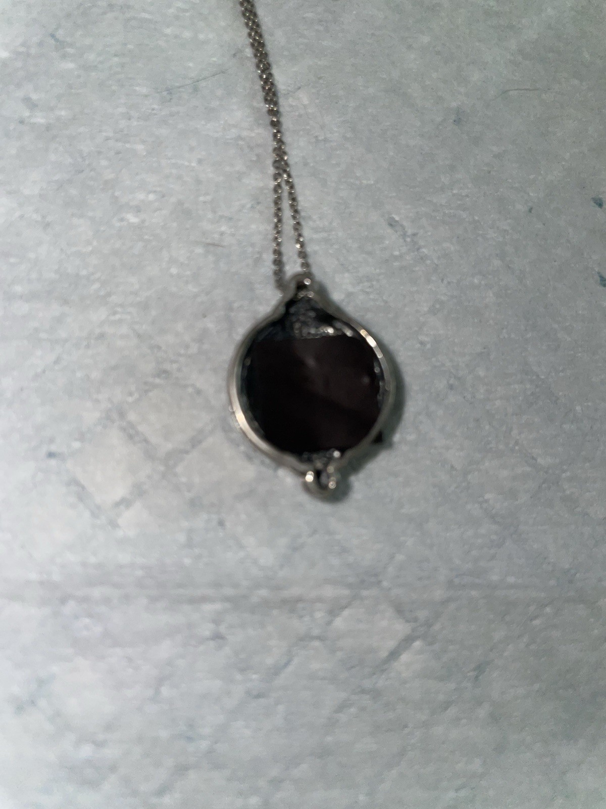 NWT- 16” Sterling, White Topaz 4.93 Ct. & Marcasite Necklace