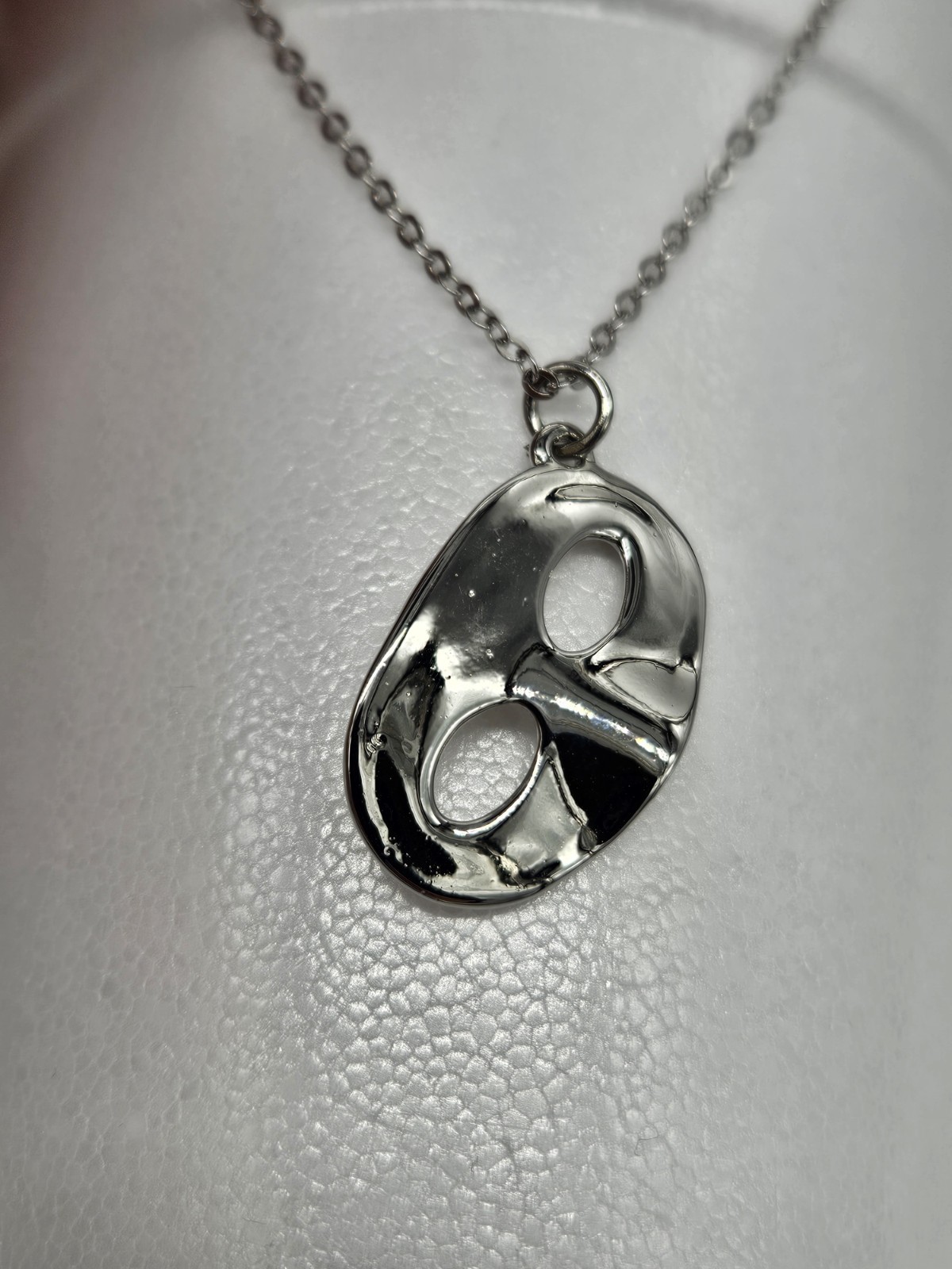 925 Sterling Silver Masquerade Eye Mask Pendant Charm Necklace 18″ Chain