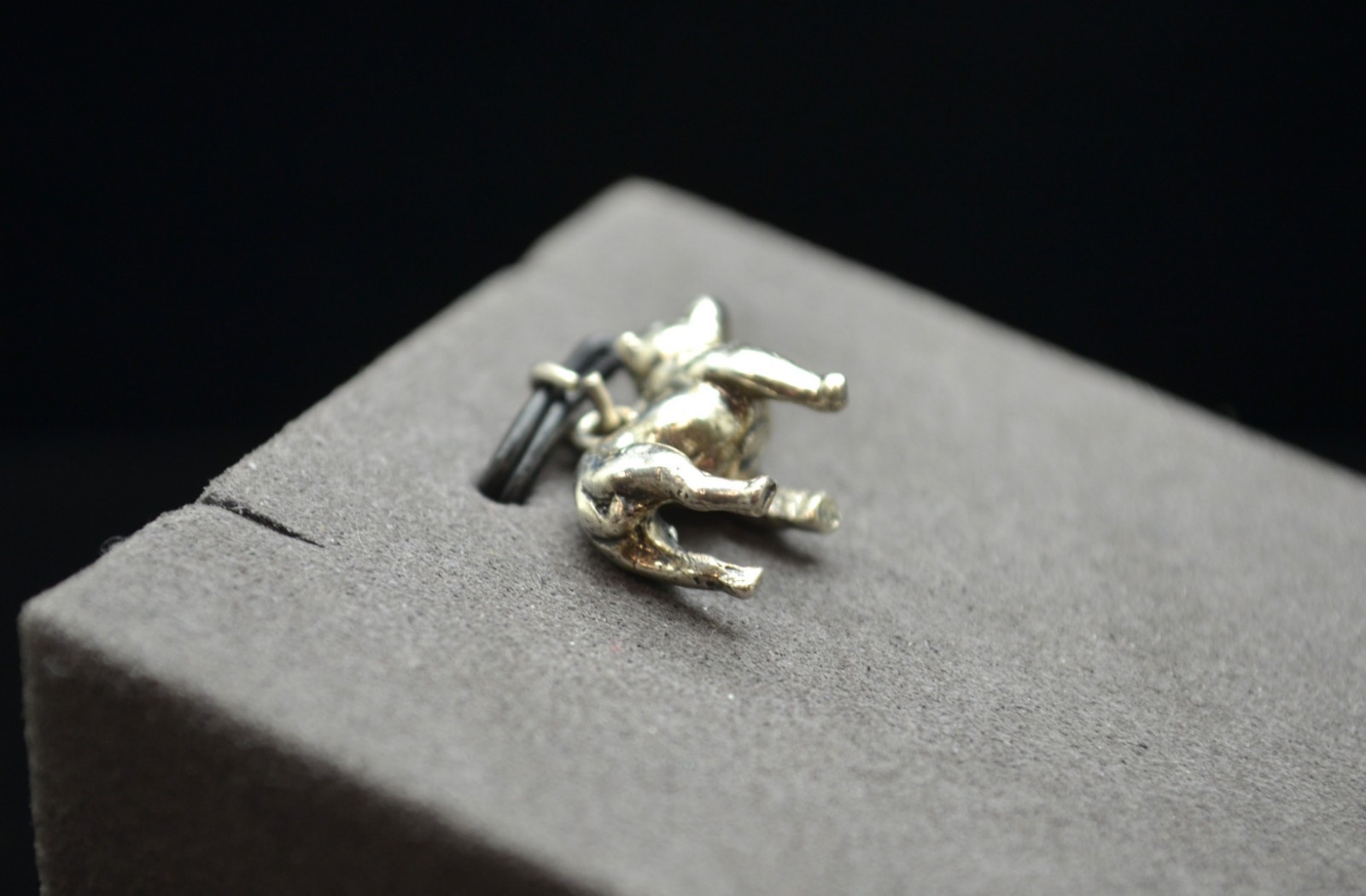 Sterling Silver Bulldog Pendant #FMG200