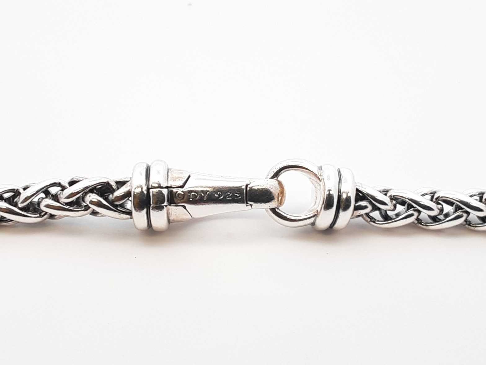 David Yurman Wheat Chain Necklace In Sterling Silver 32.8g 22 Inch Fw0426loxdu