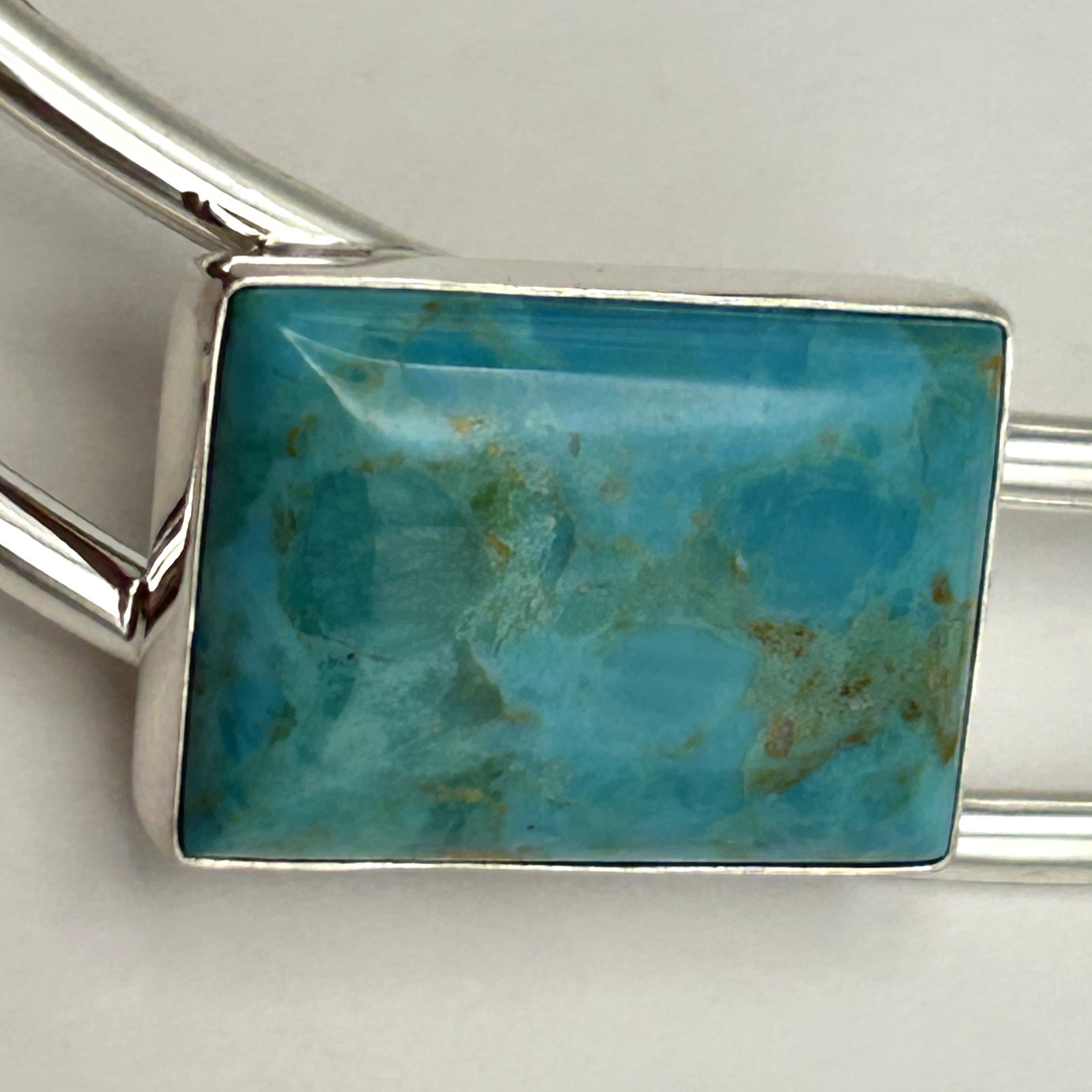Jay King DTR 925 Sterling Turquoise Double Collar Necklace 36g Original Box