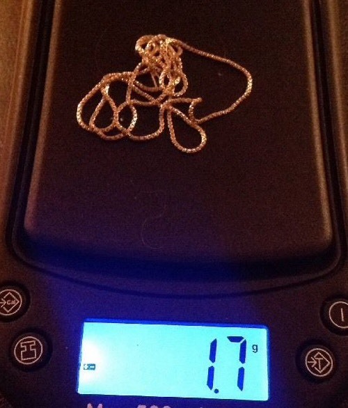 Sterling Silver 16″ Necklace B40