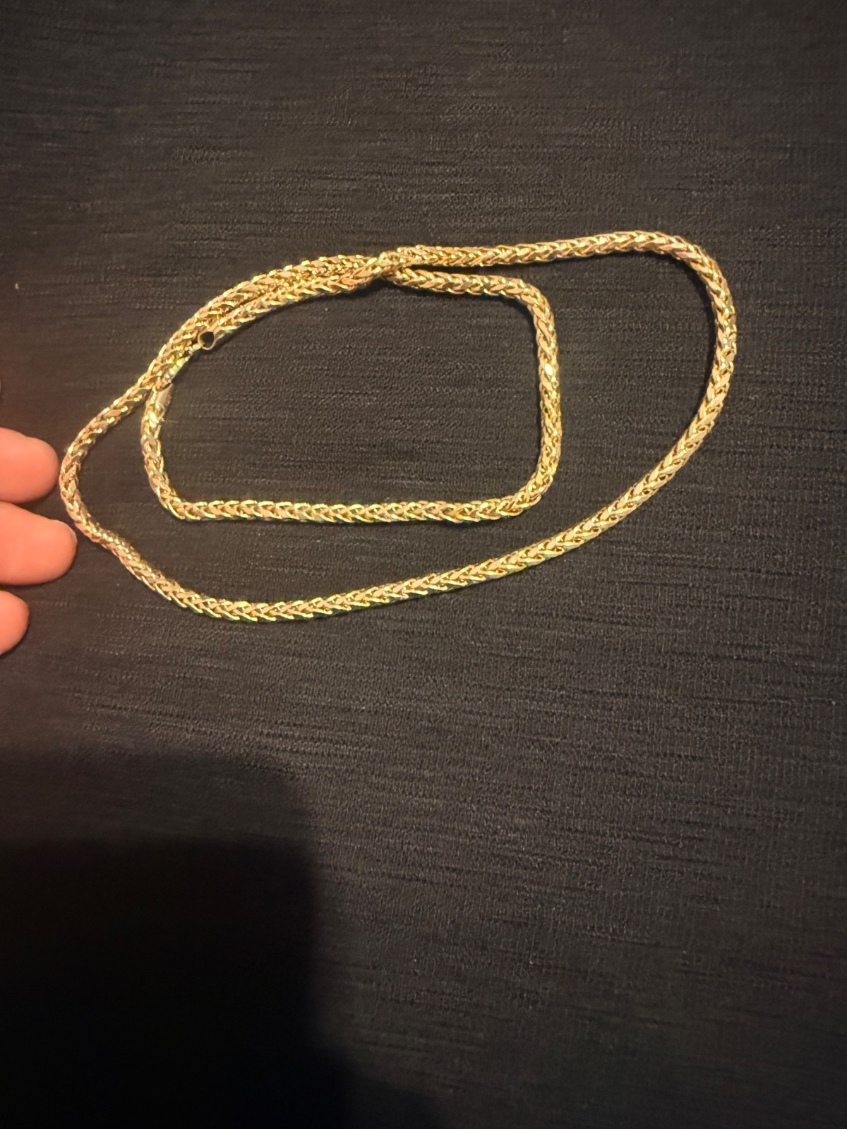 14k gold franco chain 24″ 16.1g 4mm