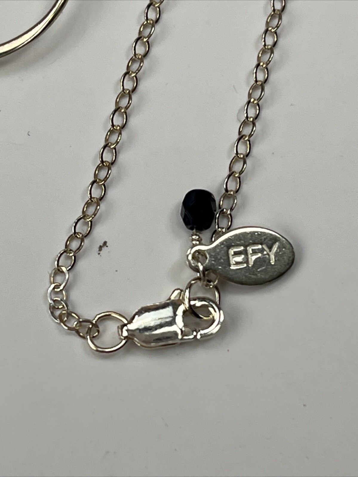 Efytal Necklace “Happy 30th Birthday” .925 Sterling Silver NEW IN BOX