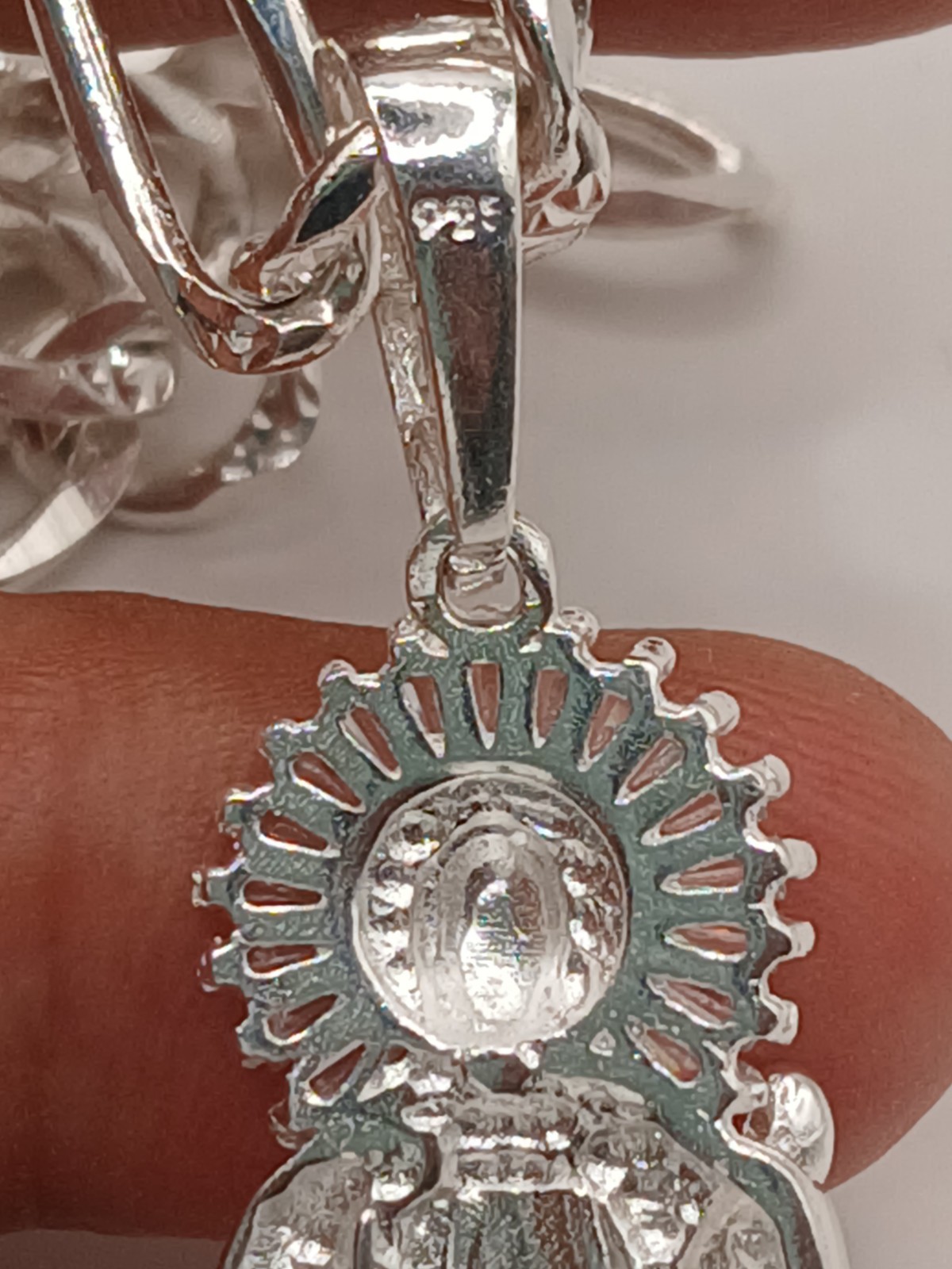 925 Sterling Silver Men’s Women’s BIG St Jude Thaddeus San Judas Tadeo Pendant