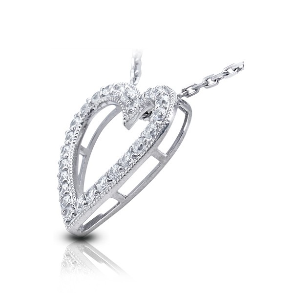 0.69ctw F VS1 Round Cut Natural Earth Mined Certified Diamonds Platinum Pendant