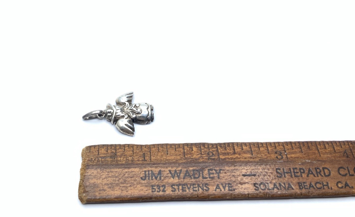 Vintage Sterling Silver 925 Cowgirl Guardian Angel Drop Charm Pendant