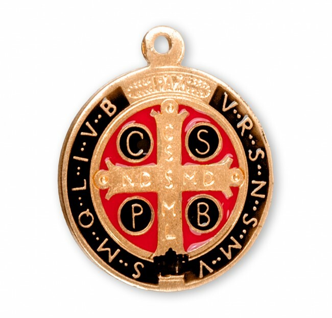 Saint Benedict Jubilee Gold Over Sterling Silver Medal , Comes Boxed, Made in US