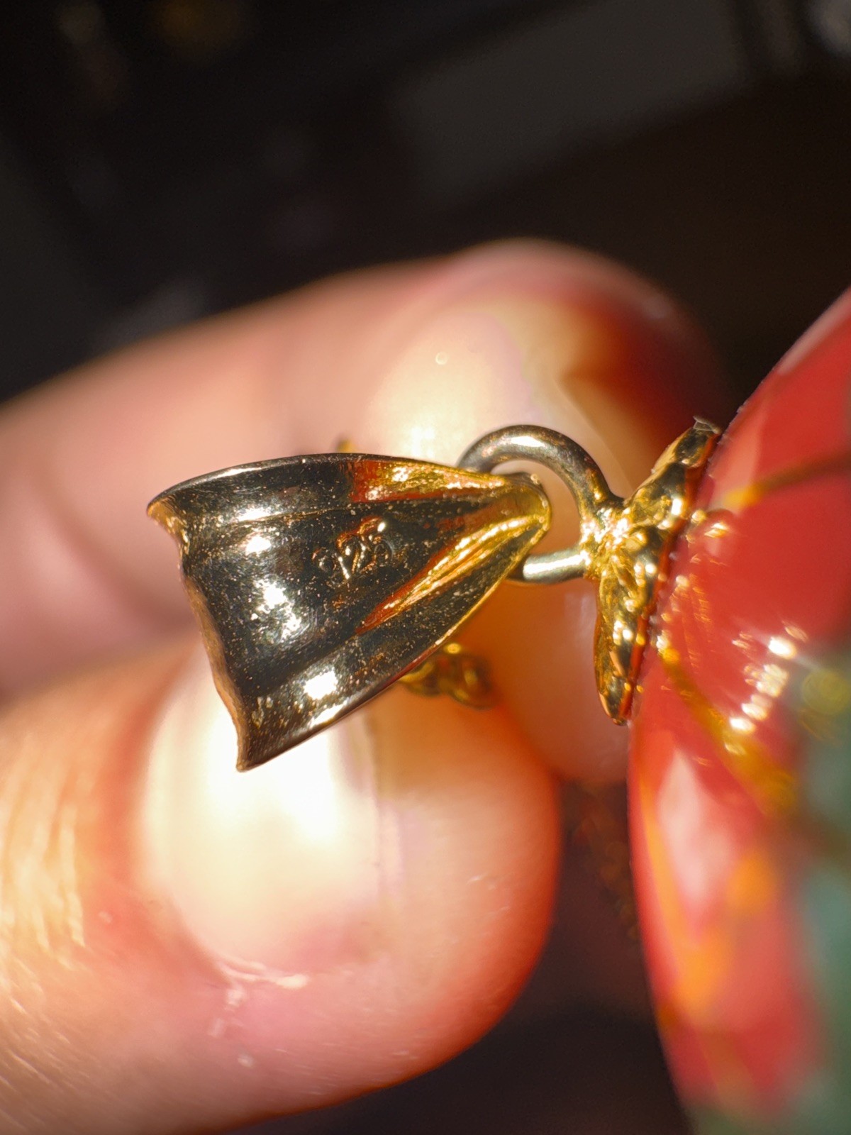 Vintage Michael Anthony 14k Yellow Gold Globe World Pendant Charm