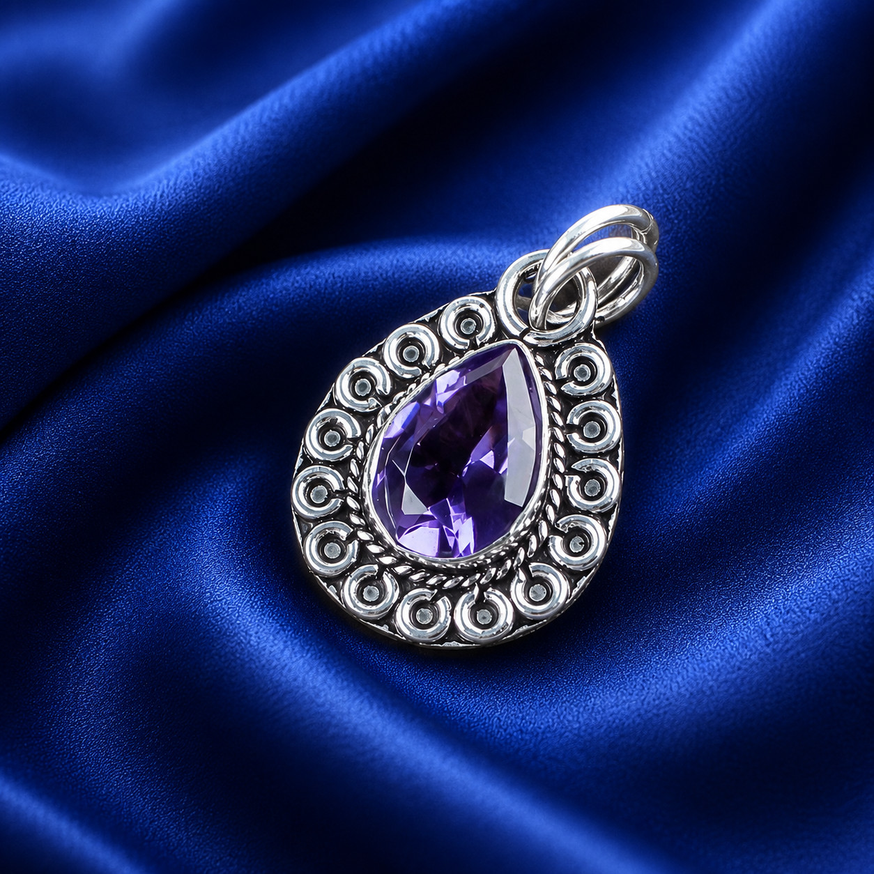 Iolite Gemstone 925 Sterling Silver Pretty Pendent1.02″ Gift For Anniversary