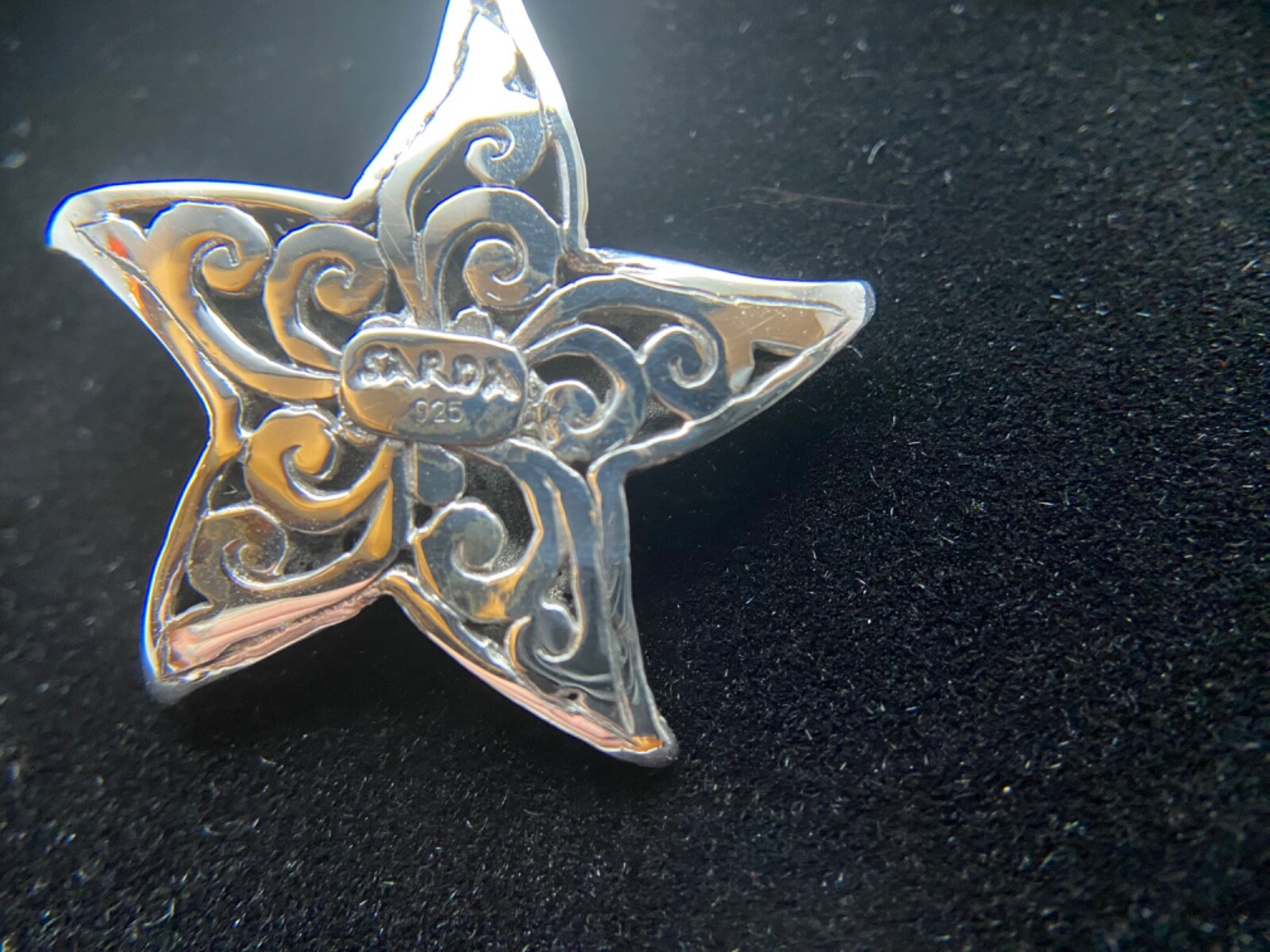 Sarda, Bali Handmade,Beautiful, 925, Star Fish Pendant “Perfect For The Beach”