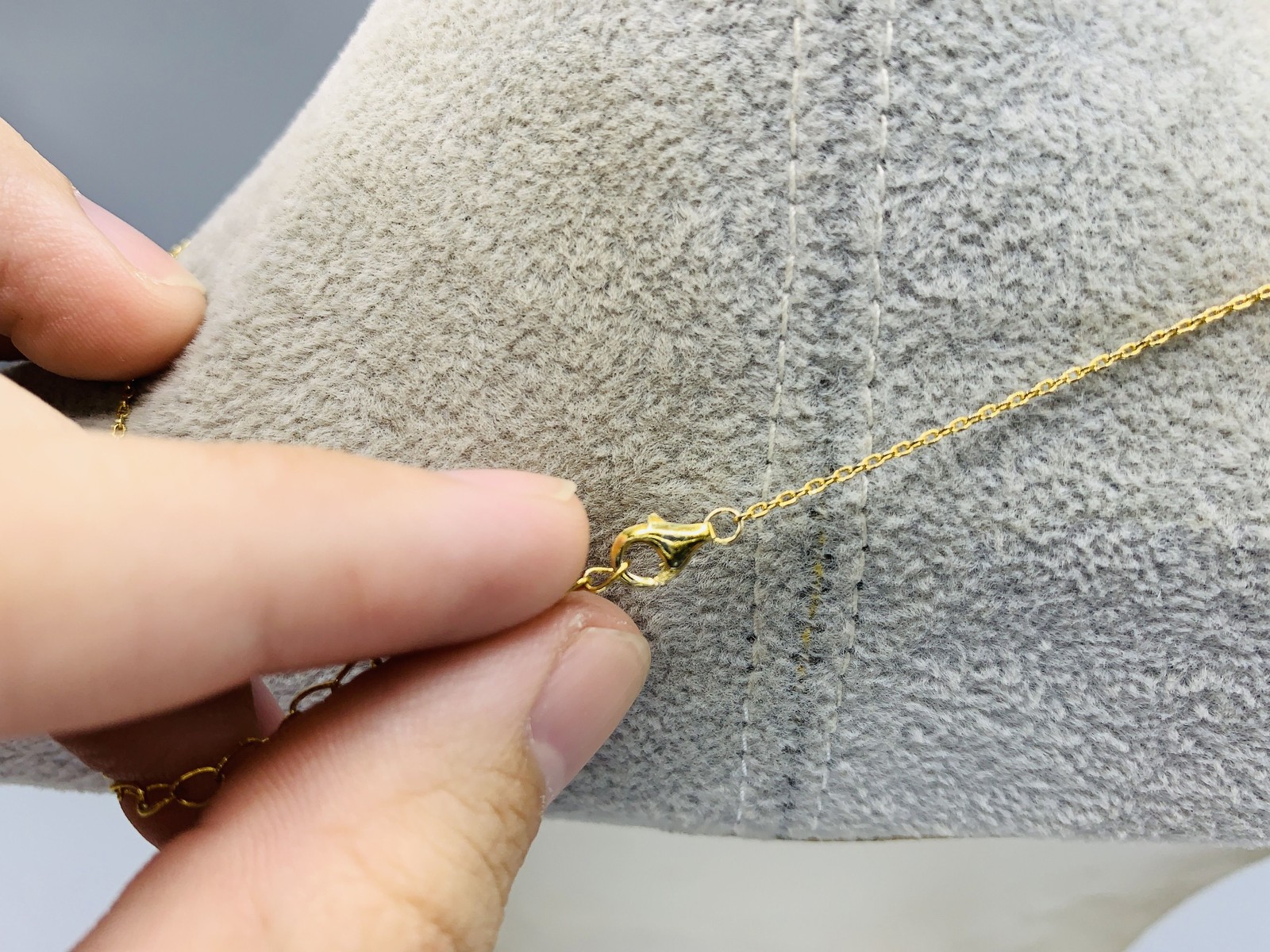 Gold Plated Sterling Silver, CZ Circular Pave’ Pendant Necklace