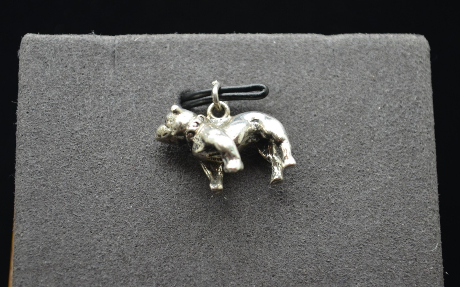 Sterling Silver Bulldog Pendant #FMG200