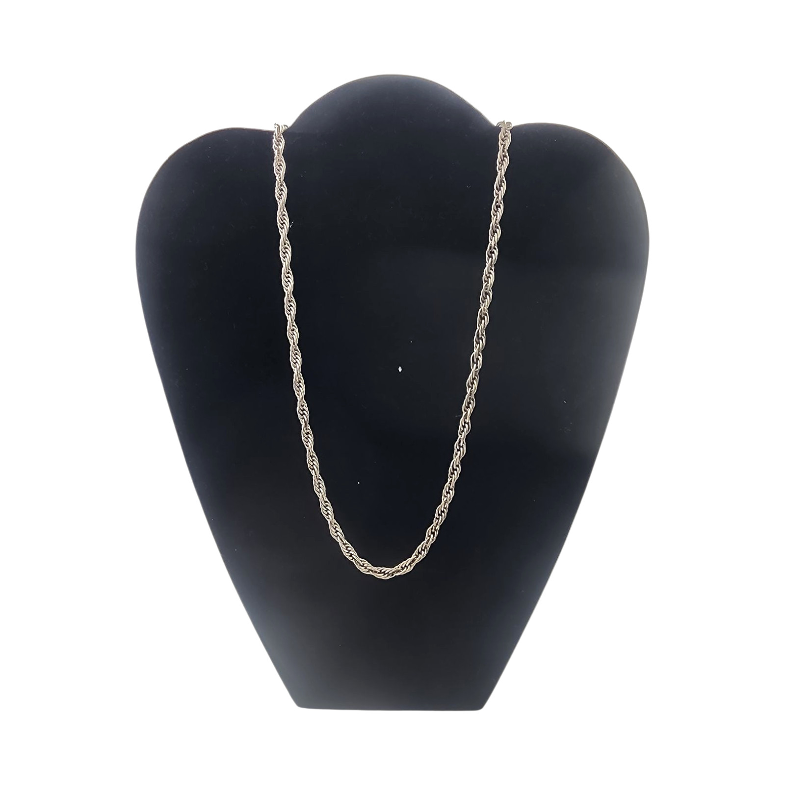 ITALIAN BRANDED 2MM STERLING SILVER 28″ CHAIN NECKLACE 36.4GR #1170