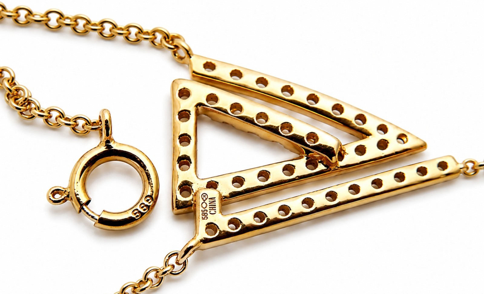 Graziela 14K Yellow Gold 0.50 ct Diamond Necklace NWPackaging & Auth Card $2,200