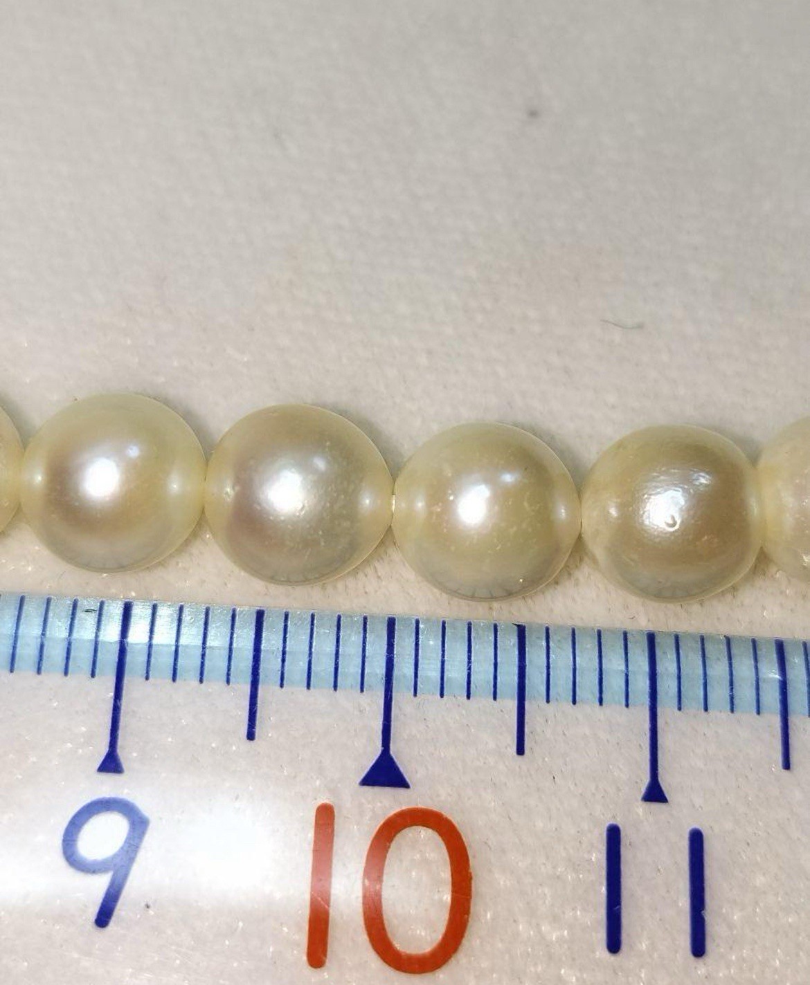 Akoya Pearl Necklace Seawater 6.5-7.0mm SV 17.3in Made in Japan