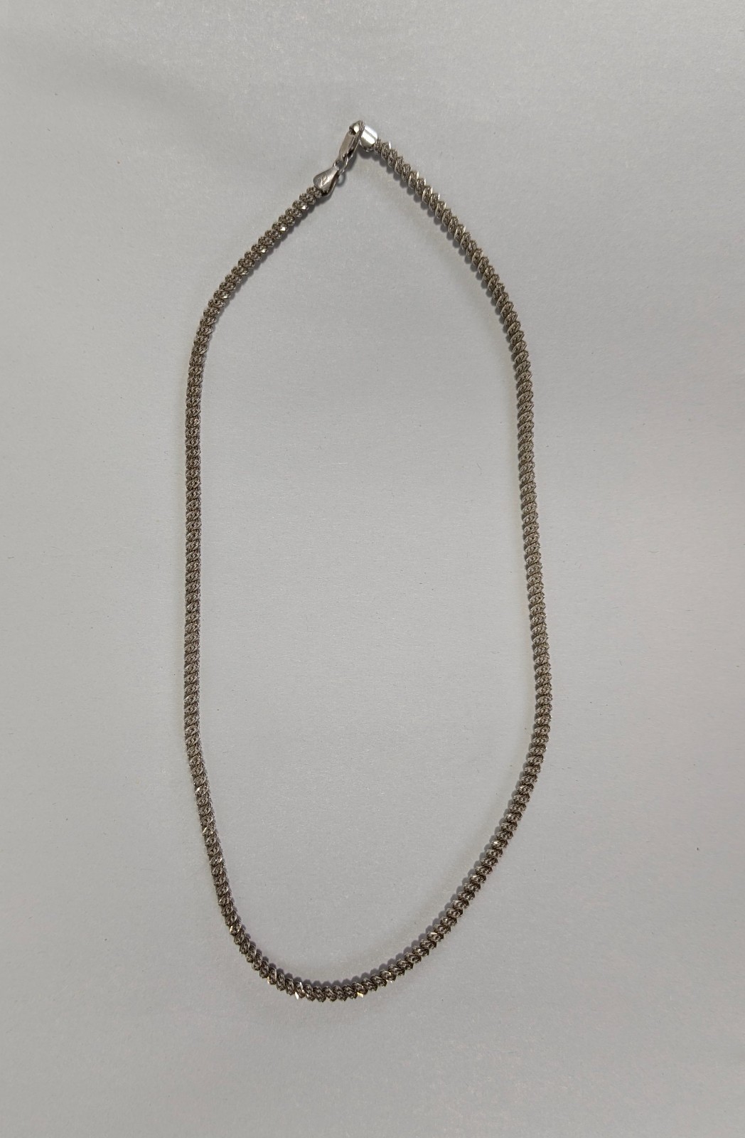 Sterling Silver 925 L’ORAFO Made in Italy Rope Chain Necklace 20” 17.3g Unisex