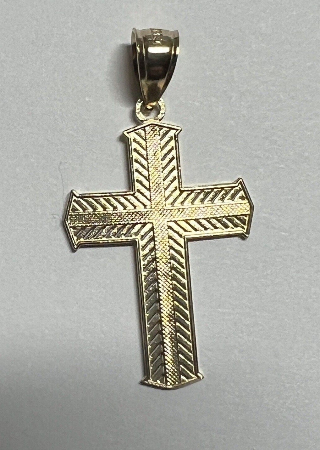 New Gold 14k Cross Pendant Charm Yellow Gold (1.6 gr )