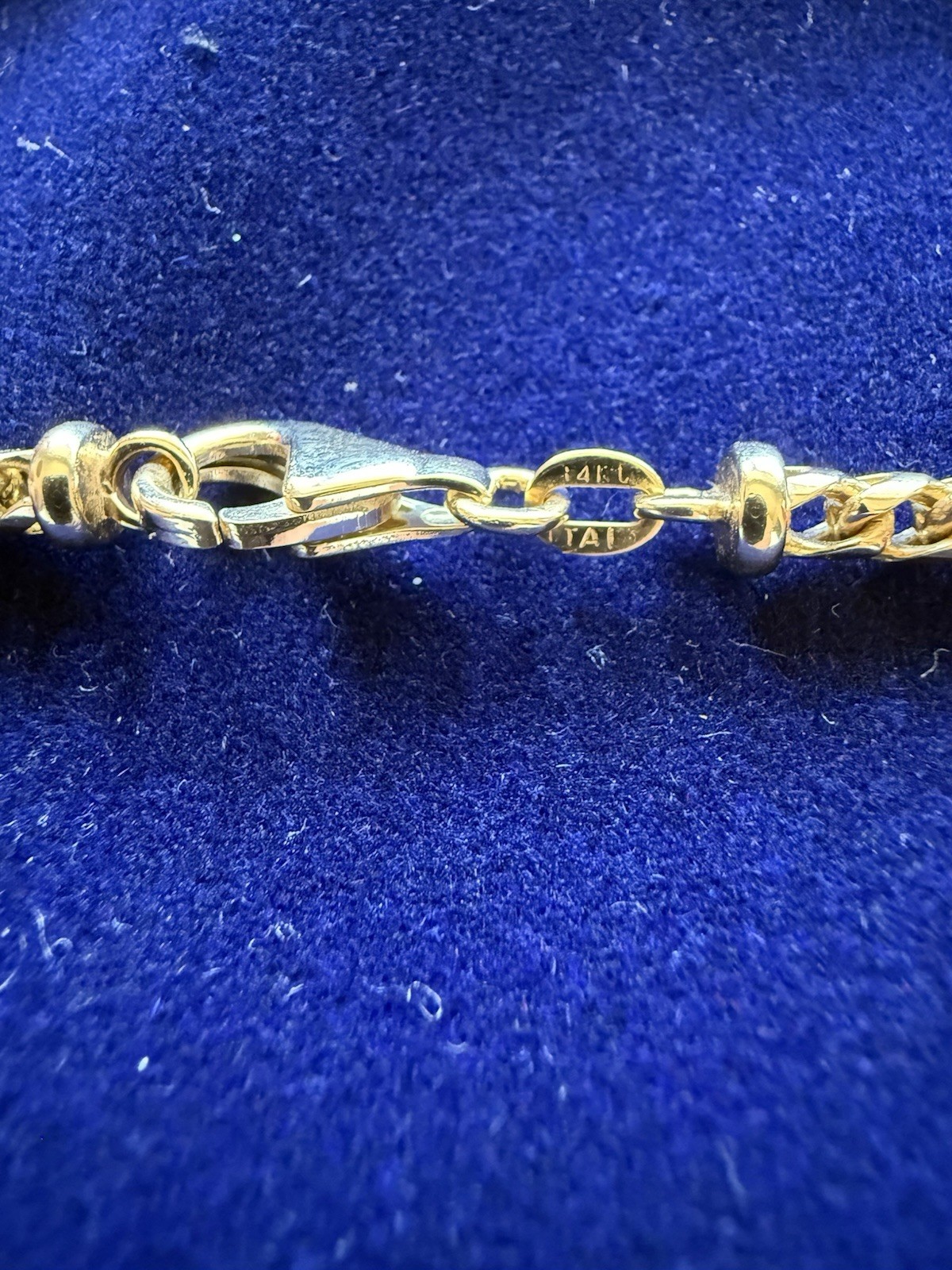 14k Yellow Gold 3mm Diamond Cut Franco Chain Necklace 22in