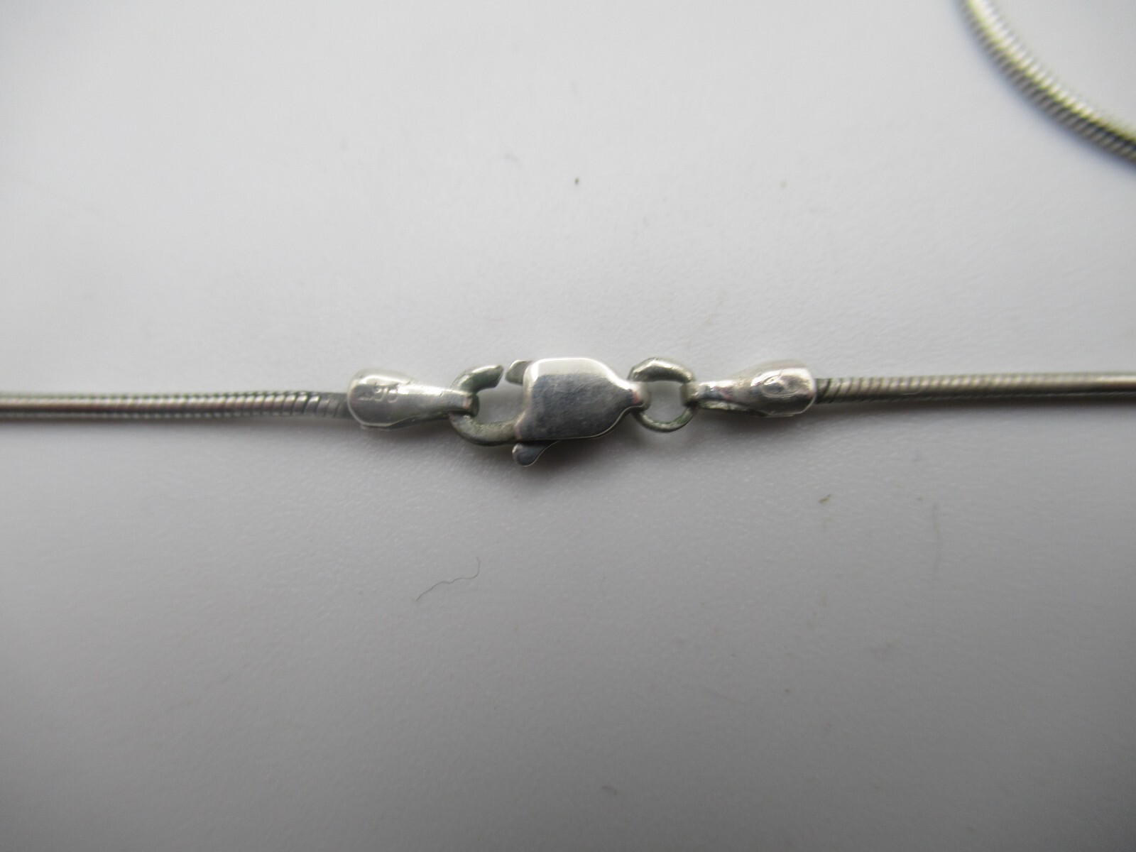 Handmade 23.5 Inch Sterling Silver Circle Pendant