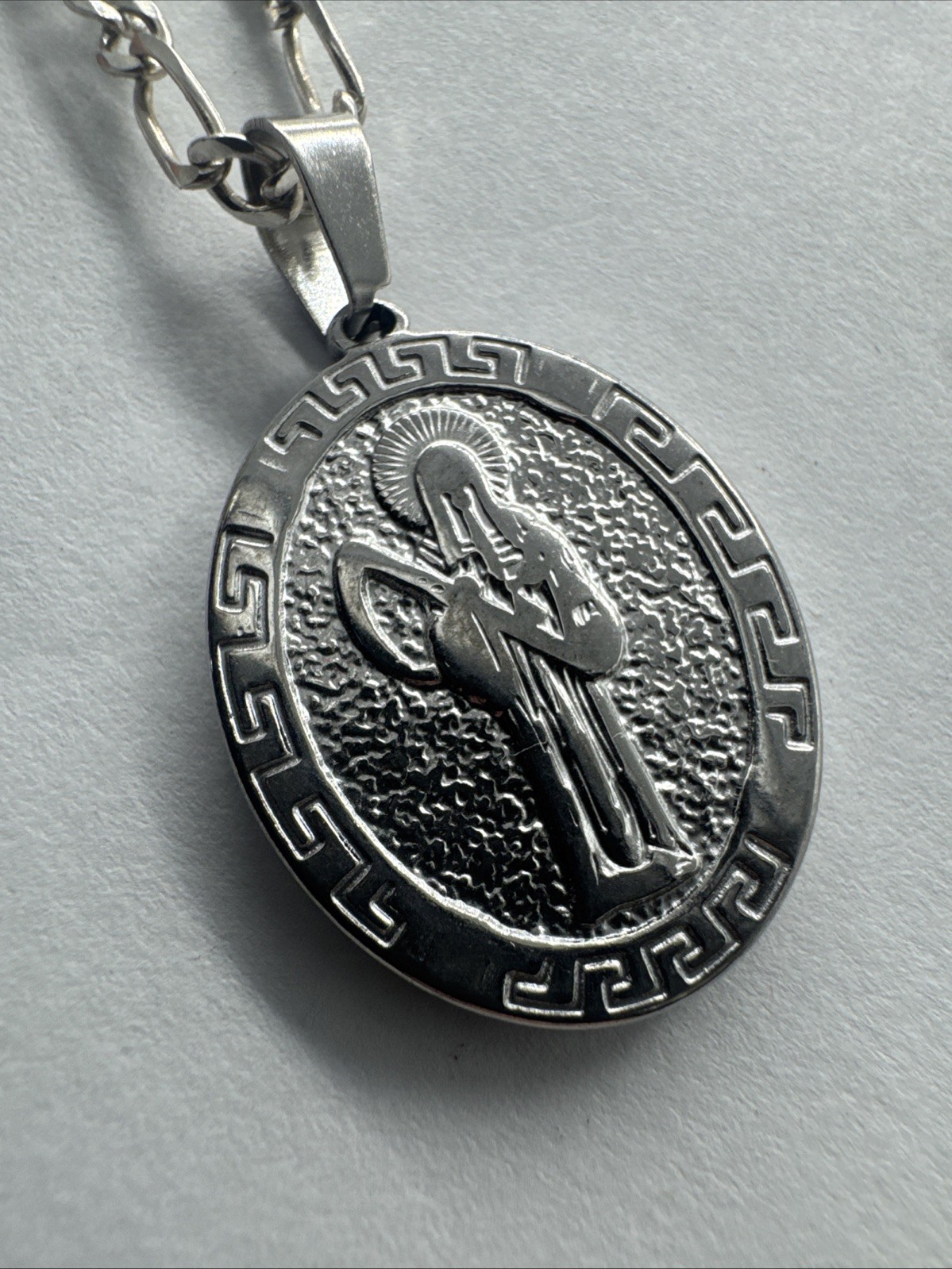 Santa Muerte Lady death Stainless steel pendant for necklace -Pendant ONLY!!! 1”