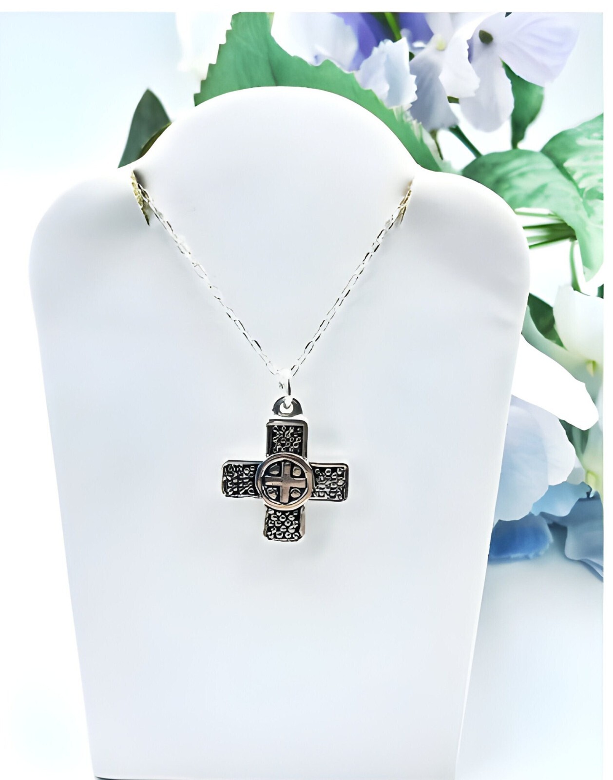 925 Silver, Lightweight Celtic Cross Necklace – Chain Sold Separate 1524