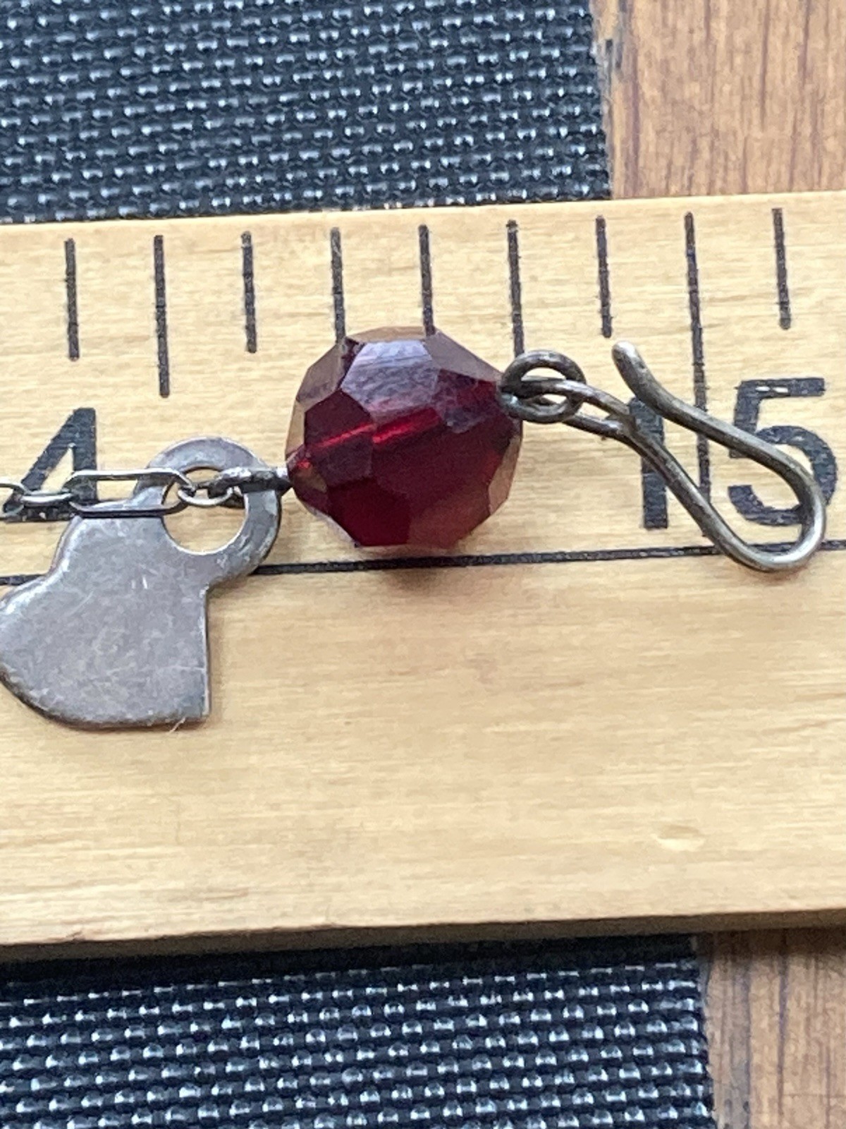 Lori Lori Necklace Chocker Crystal Deep Red Fancy AB