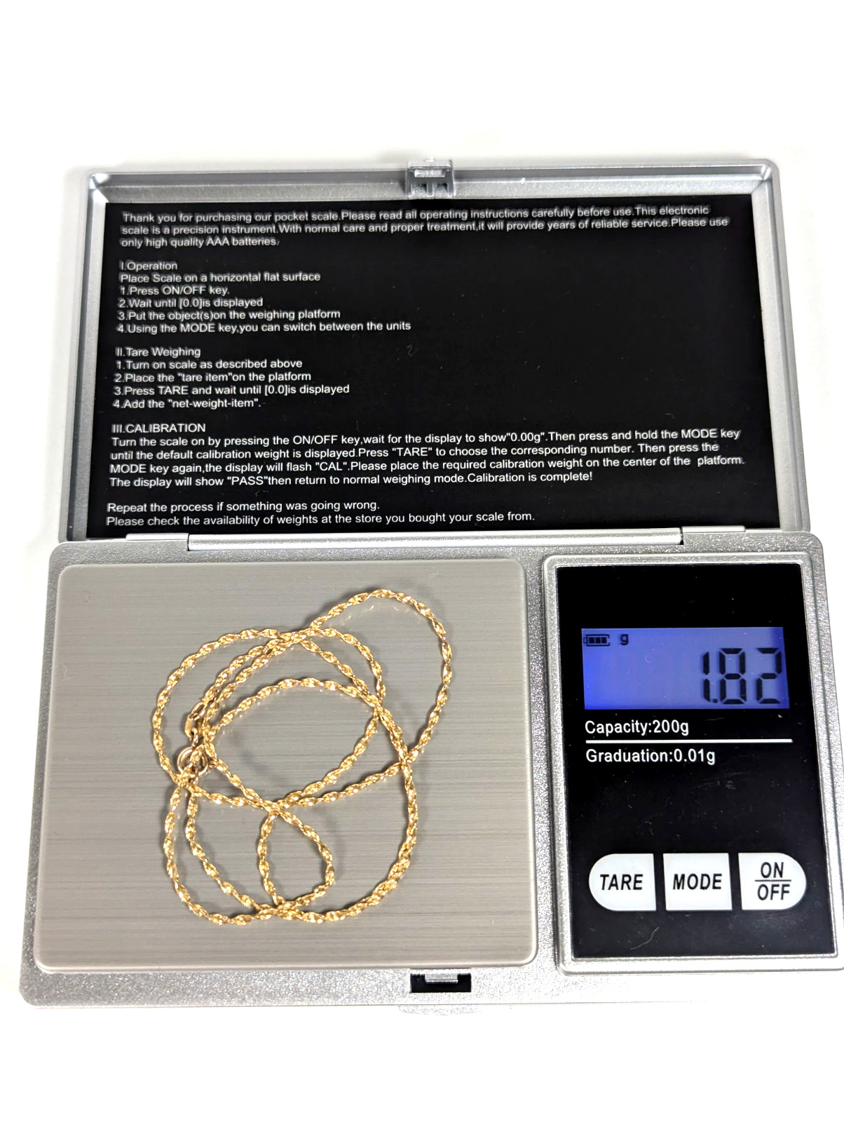 Vintage 10K SOLID Yellow Gold Twisted Necklace Chain Jewelry 20″ Gift FREE S&H