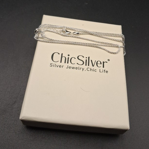 ChicSilver 925 Sterling Silver Snake Chain Necklace, Lobster Clasp, Adjustable
