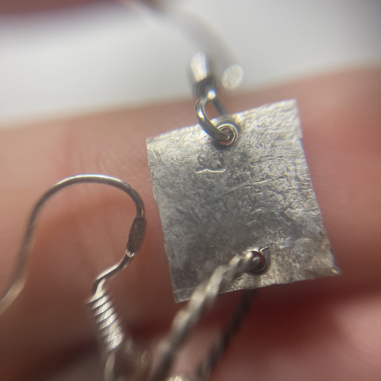 Stunning 925 Sterling Silver Dangle Earrings **A MUST SEE BEAUTIFUL** #B142