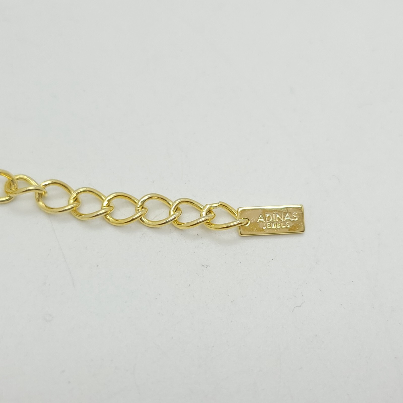 Adinas Jewels Sterling Silver Gold Tone Pastel Yellow Enamel Paper Clip Necklace