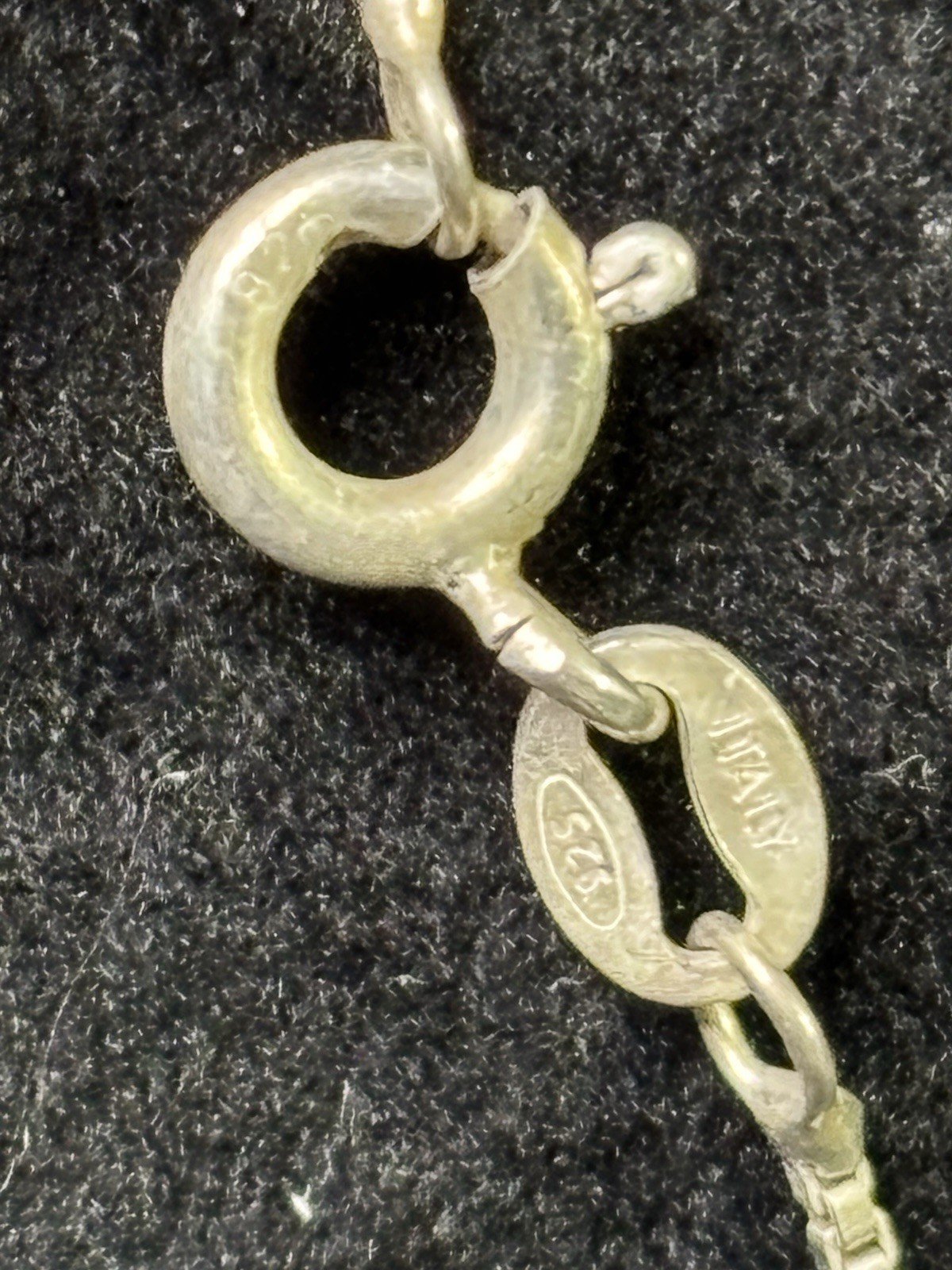 925 Sterling Silver Box Chain Made In Italy 18 In Long