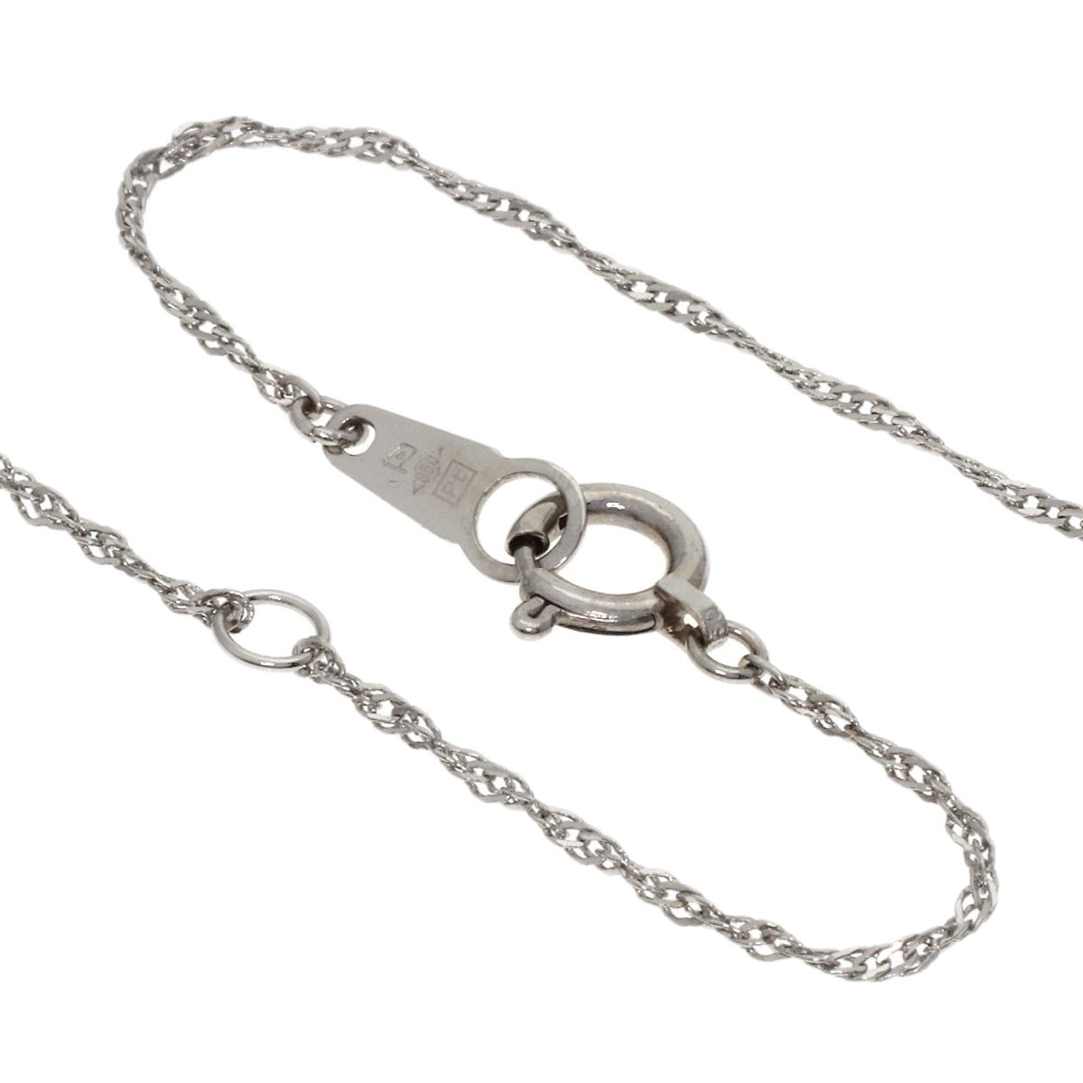 Screw Chain 17.3″ Necklace Platinum PT850 1.8g