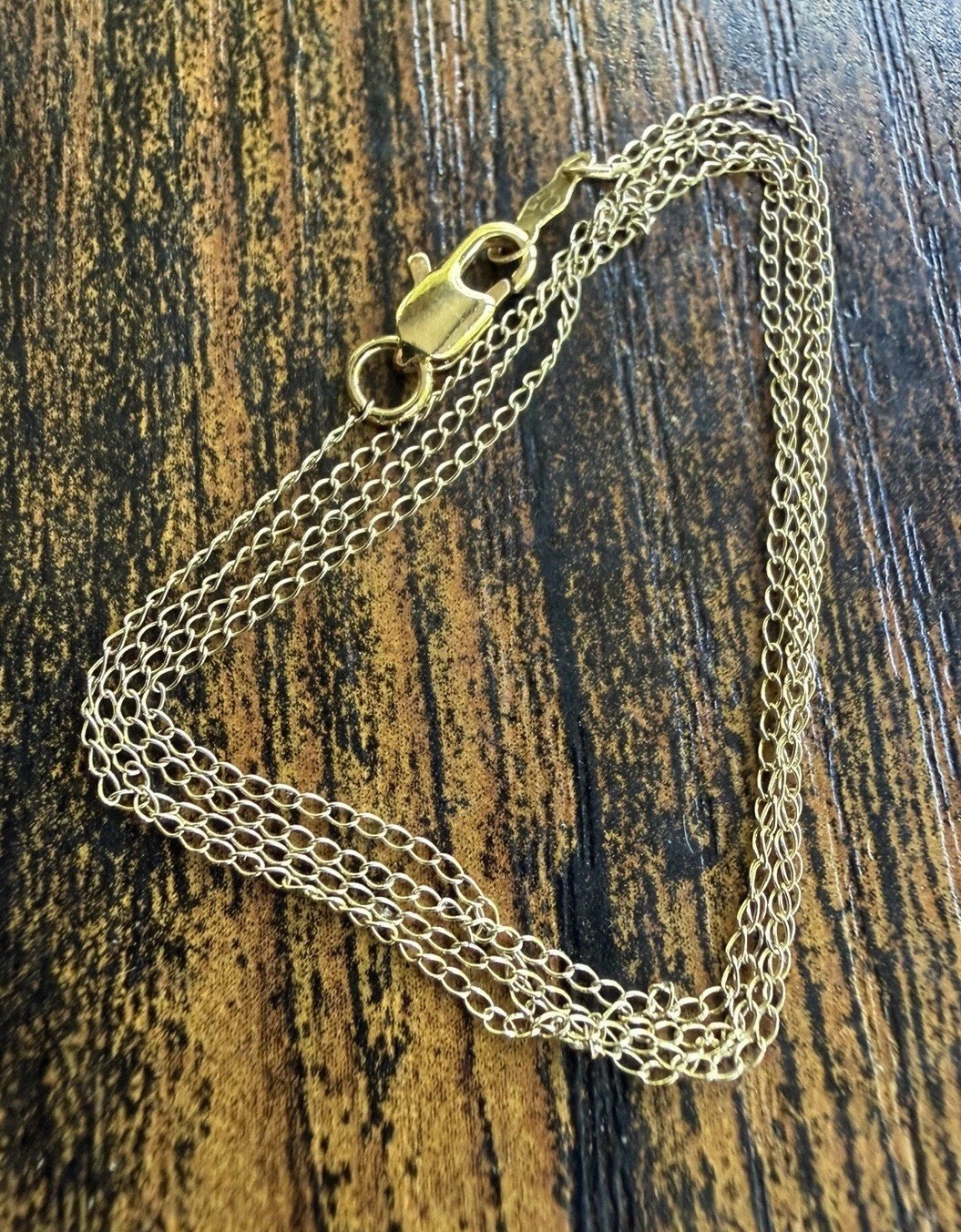 14K Yellow Gold Classic Cable Chain 19-inch Necklace