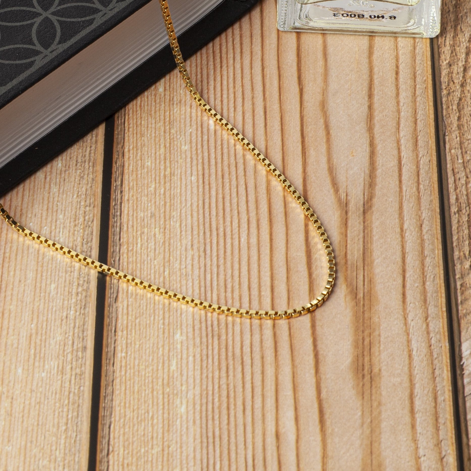 14K Gold Plated 925 Sterling Silver Box 1.8mm Chain Necklace All Sizes UNISEX