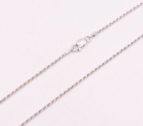 Tarnish-Free Diamond Cut Rope Chain Necklace Real 925 Sterling Silver ALL SIZES