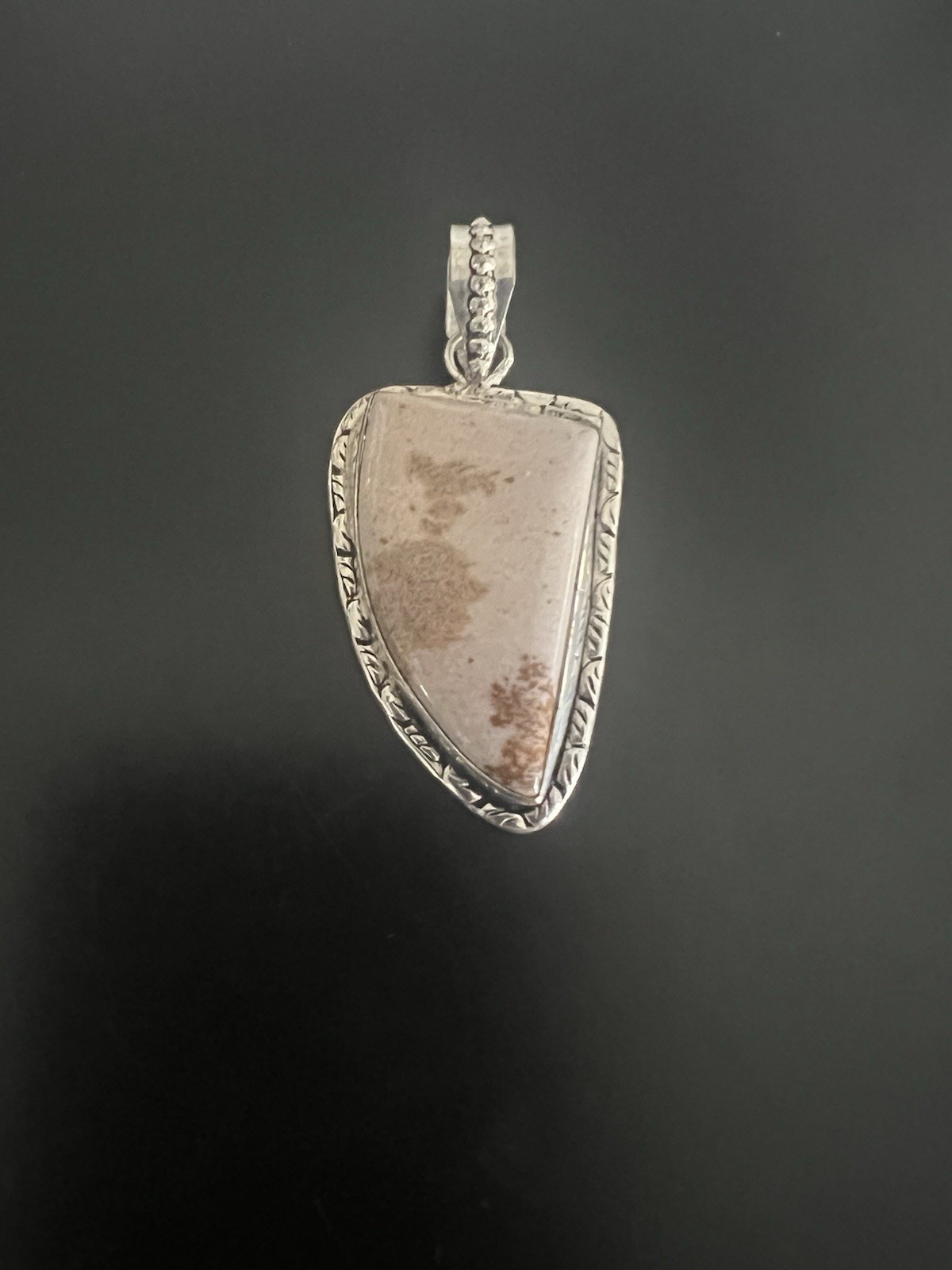 Picture Jasper Pendant Sterling Silver