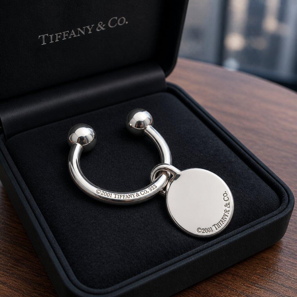 Tiffany Co. sterling silver key chain